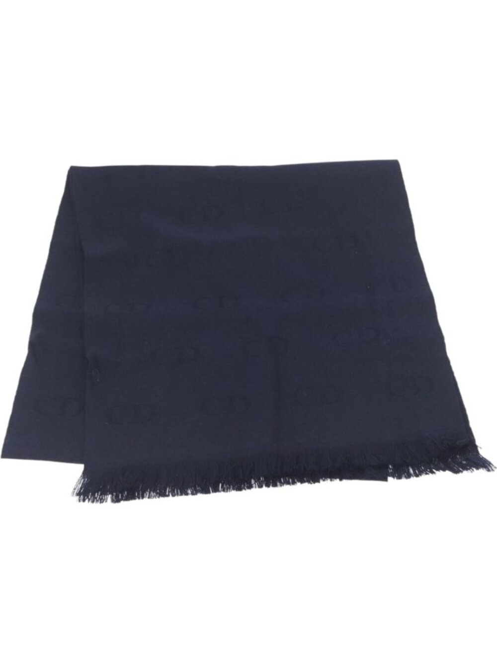 Christian Dior Scarf Wool Navy